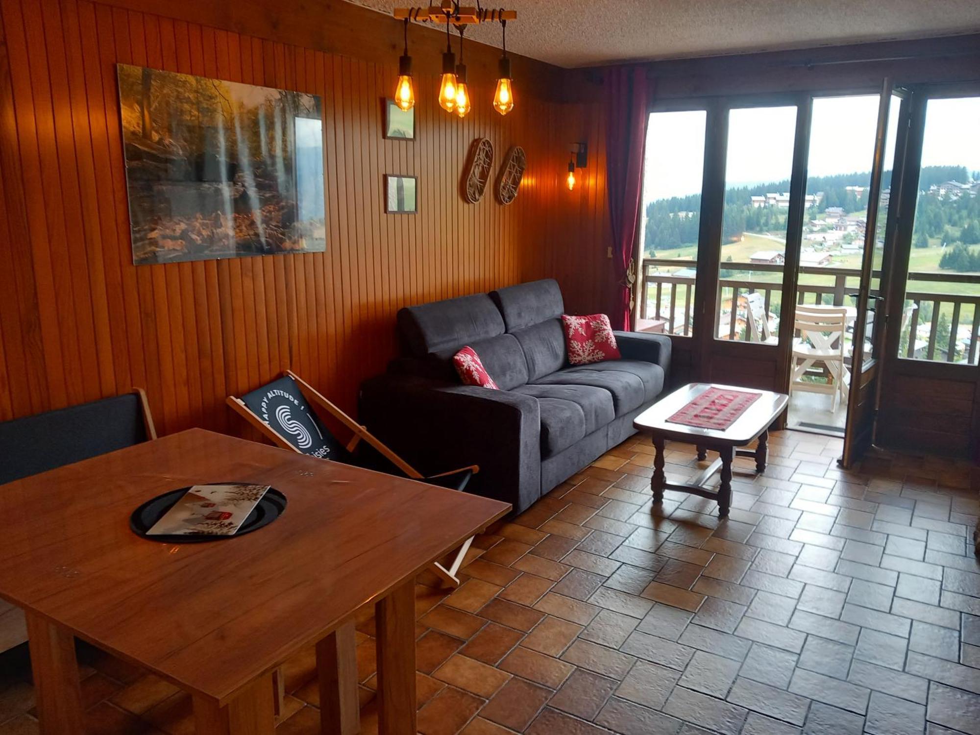 Appartement chalet en plein centre des Saisies Hauteluce Extérieur photo