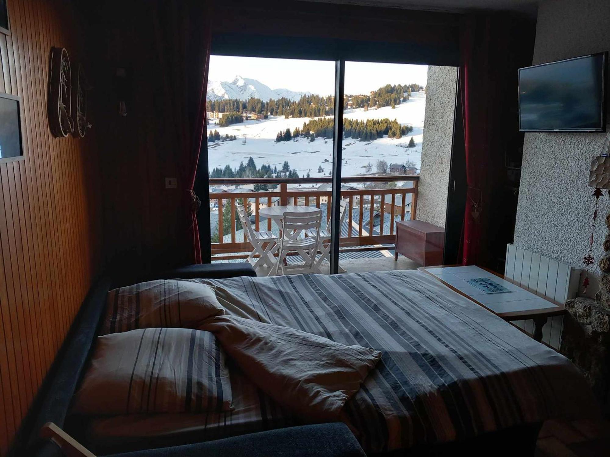 Appartement chalet en plein centre des Saisies Hauteluce Extérieur photo