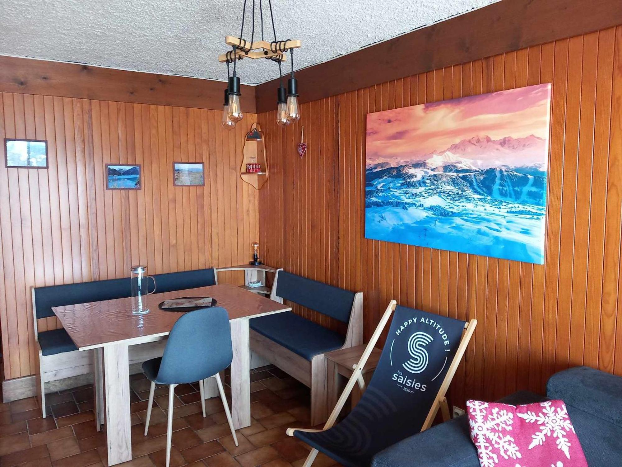 Appartement chalet en plein centre des Saisies Hauteluce Extérieur photo