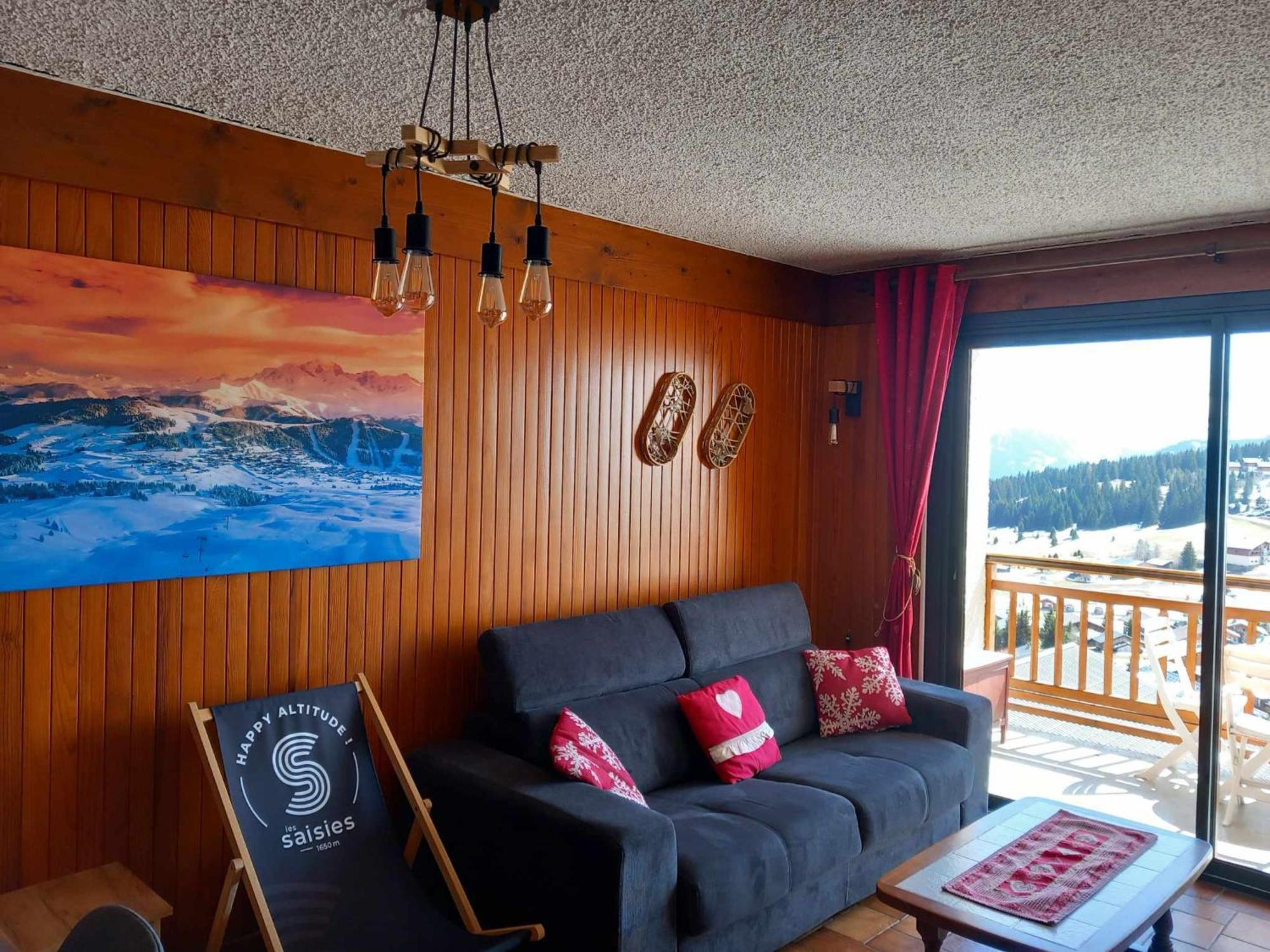 Appartement chalet en plein centre des Saisies Hauteluce Extérieur photo